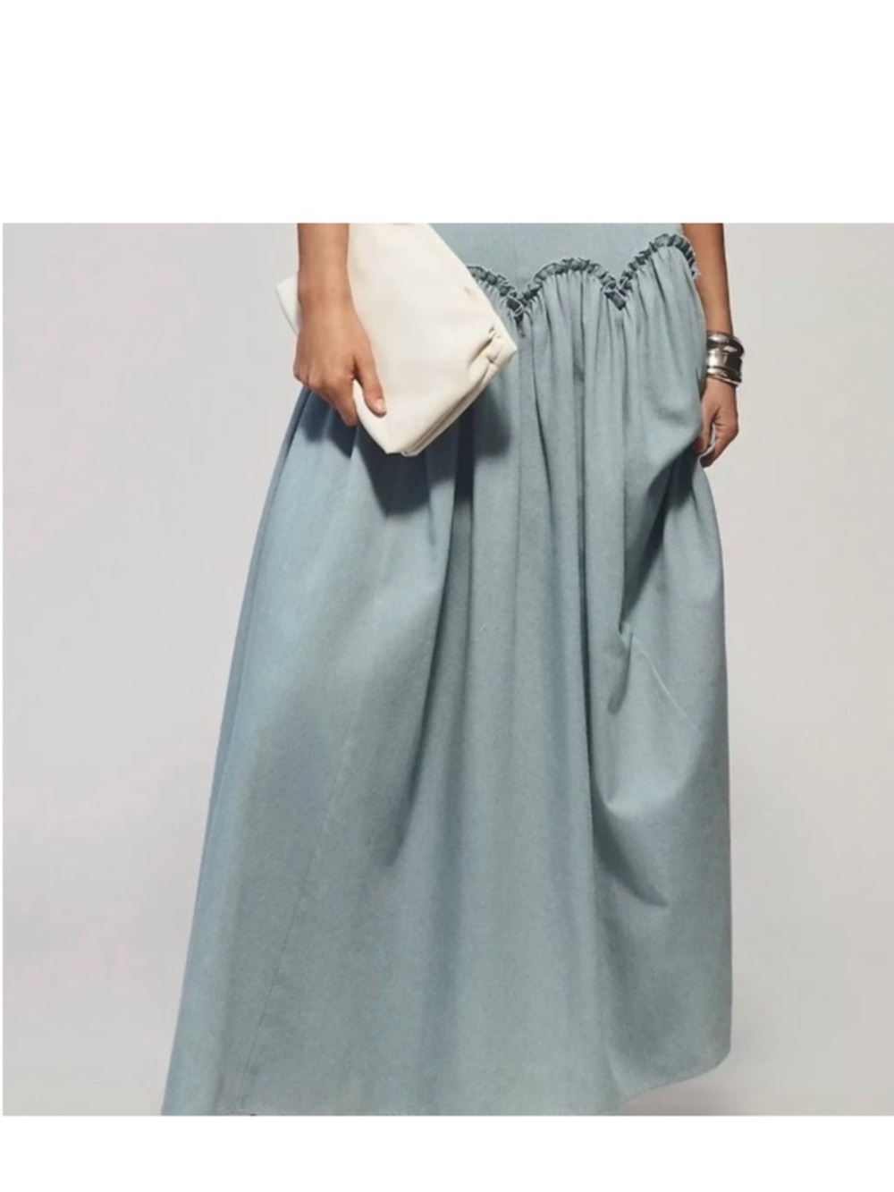 Anthropologie x Mare Mare Blue Maxi Skirt